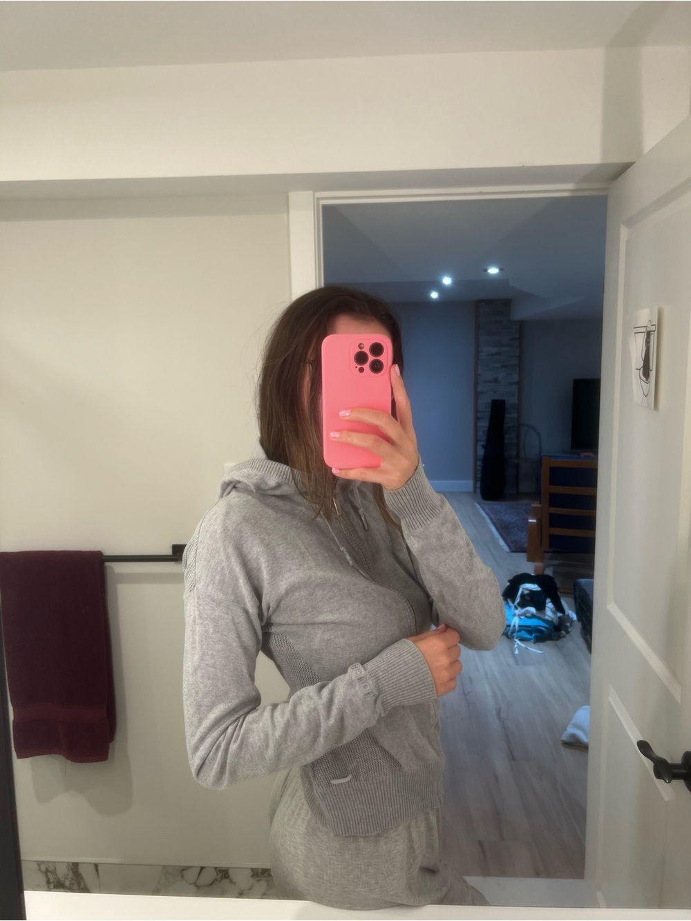Bench Light Gray Women's Zip Hoodie